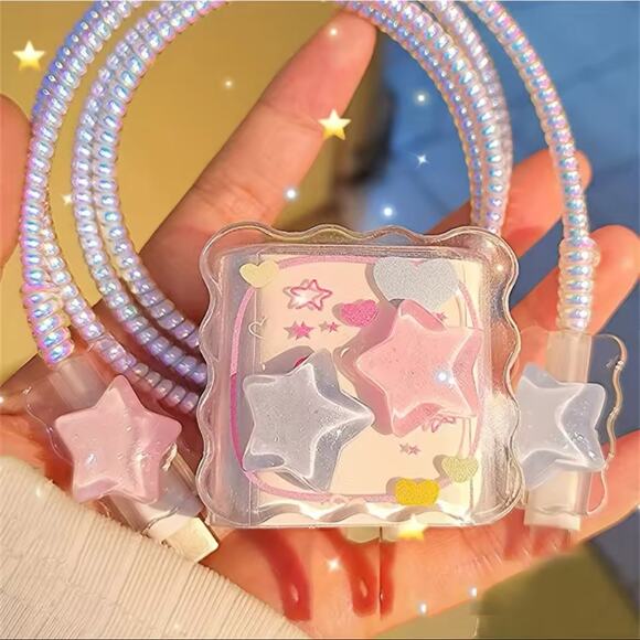 Mystery Stars iPhone Charger Protector P34 - Picture 4 of 5